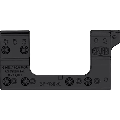 Моноблок Spuhr SP-4602C Gen3 Ø34 H38mm/1.5" 6 MIL/20.6 MOA Сплав Picatinny (SP-4602C)
