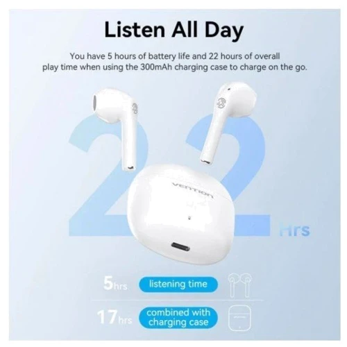 Наушники Vention Elf Earbuds E02 White (NBGW0)