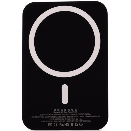 Внешний аккумулятор Blueo MagSafe Battery Pack 10000mAh Black: Встроенный кабель нет