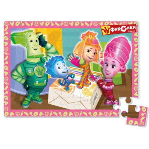 Развивающие пазлы Vladi Toys Фиксики в коробке VT1105-06