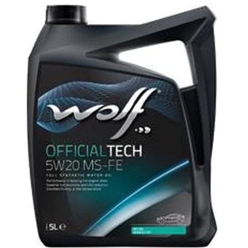 Моторное масло WOLF OFFICIALTECH 5W20 MS-FE 5л
