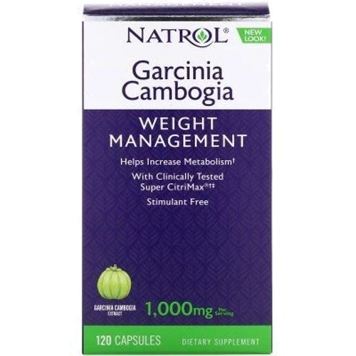Natrol Garcinia Cambogi 1,000 mg 120 Caps Гарциния снижение аппетита: Производитель Natrol