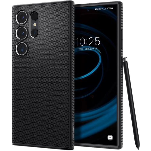 Чохол для телефона Spigen Liquid Air Matte Black (ACS07287) для Samsung S928 Galaxy S24 Ultra фото 12
