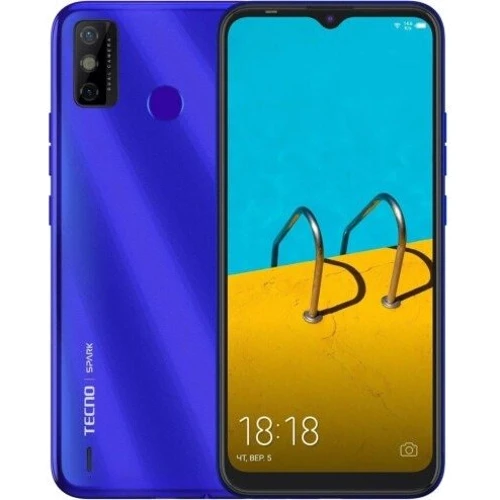 Смартфон Tecno Spark 6 Go (KE5) 2/32Gb Aqua Blue Approved Витринный образец фото 8