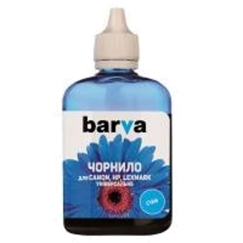 Чернила Barva CANON/HP/Lexmark Universal №4 CYAN 90г (CU4-472)