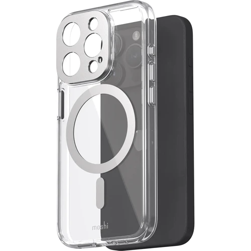 Чехол для iPhone Moshi iGlaze Slim Hardshell Case Luna Silver (99MO231003) for iPhone 15 Pro: Тип чехла накладка на заднюю часть