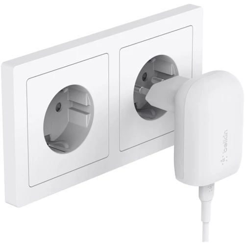 Зарядное устройство Belkin USB-C Wall Charger Home Charger 30W White (WCA005VFWH) фото 5