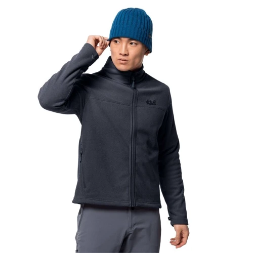 Толстовка Jack Wolfskin Skywind Jacket 1709021-6230 48 серая на молнии: Вид Толстовки