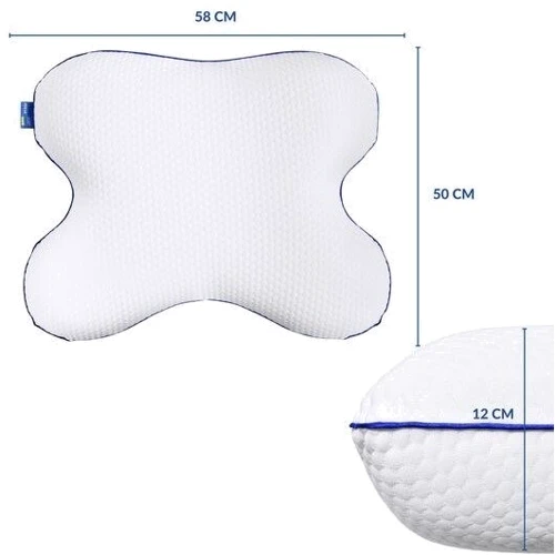 Подушка IDEIA Memory Foam ортопедическая бабочка 58х50х12 см (2200004315751) фото 7
