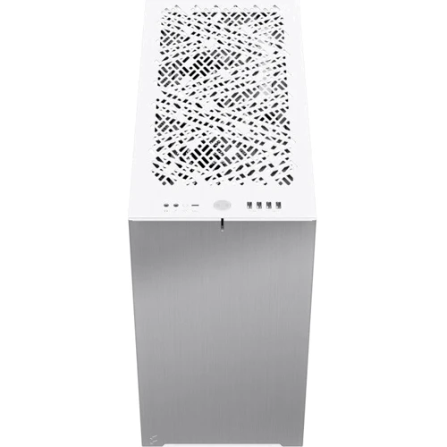 Корпус Fractal Design Define 7 White TG Clear Tint (FD-C-DEF7A-06): Матеріал передній панелі анодований алюміній