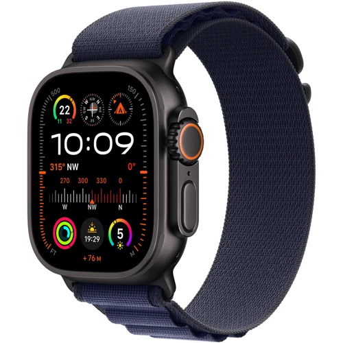 Apple 49mm Navy Alpine Loop - Media - Black Titanium Finish (MYPX3ZM/A): Виробник Apple