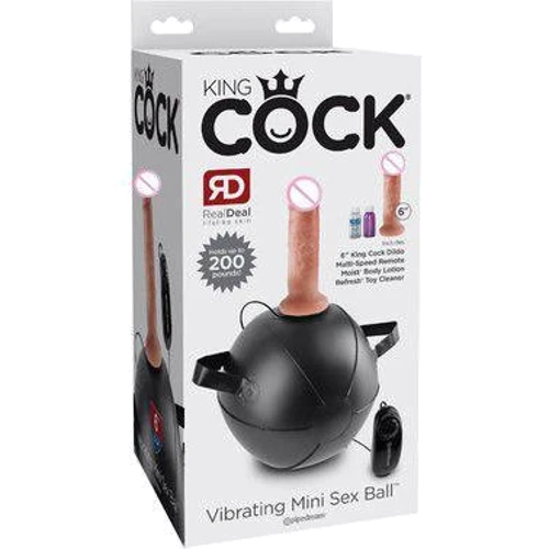 Pipedream Mini Sex Ball 6" - надувной мяч с вибратором, 12.7x4.1 см