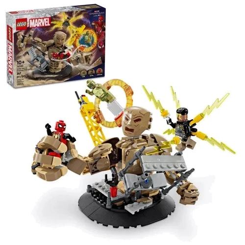 Конструктор LEGO Marvel Людина-Павук vs Піщана людина: Вирішальна битва (76280): Кількість деталей, шт. 347
