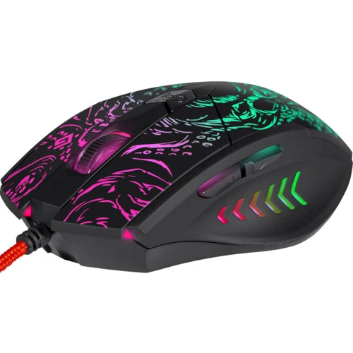 Мишка Defender Titan GM-650L RGB Black (52650): Ергономіка для правой руки