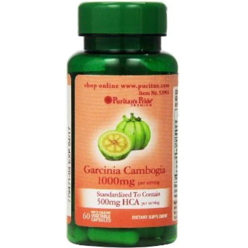 Puritan's Pride Garcinia Cambogia Vegetable Capsules, 500 mg, 60 Count