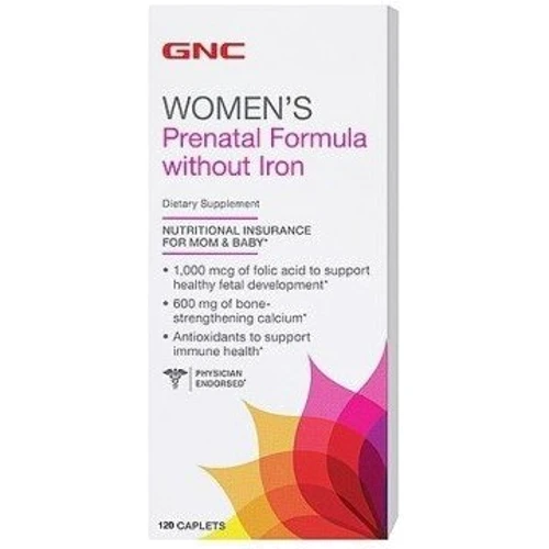GNC Prenatal Formula Without Iron 60 caps