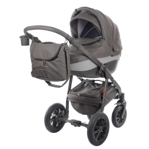 Универсальная коляска 2в1 Tako Baby Heaven Premium 4 темно-серый (эко-кожа)