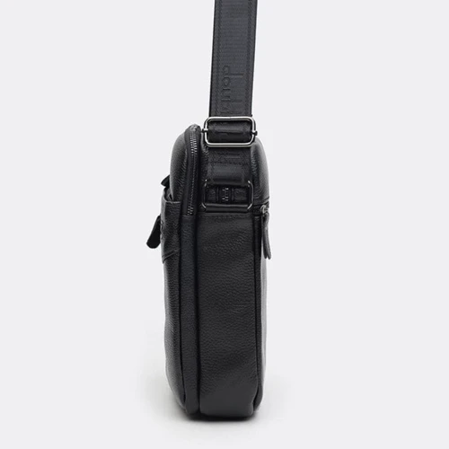 Мужская сумка планшет Keizer черная (K12217bl-black): Фактура Зернистая, Матовая