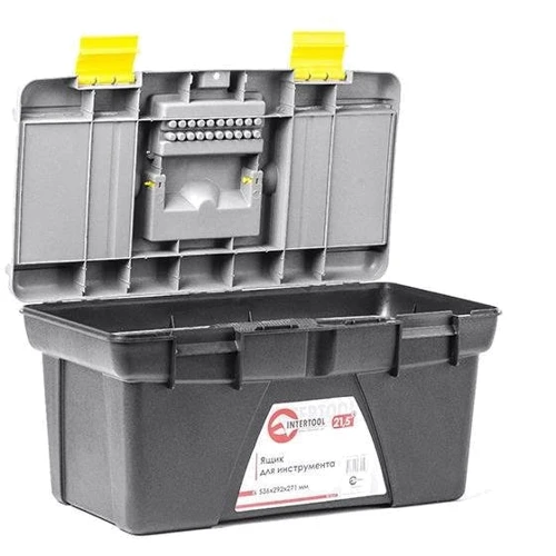 Ящик для інструменту Intertool BX-0321: Матеріал пластик