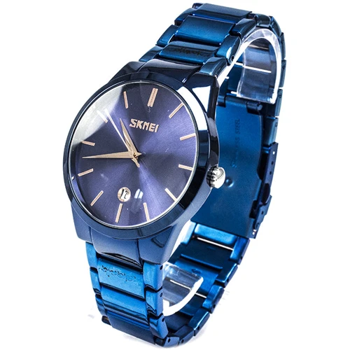 Наручные часы Skmei 9140 Blue: Тип циферблата Аналоговый (стрелочный)