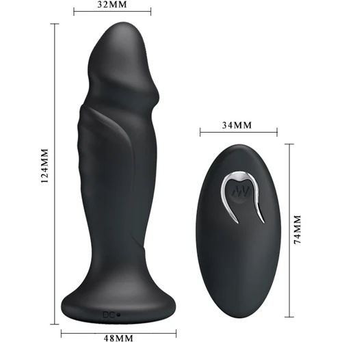 Анальная пробка с вибрацией Mr.Play Vibrating Anal Plug Black