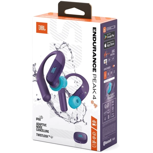 Наушники JBL Endurance Peak 4 Purple (JBLENDUPEAK4PUR) UA