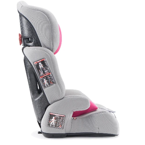 Автокрісло Kinderkraft Comfort Up Pink (KKCMFRTUPPNK00): Внутрішні ремені 5-ти точкові, з м'якими накладками