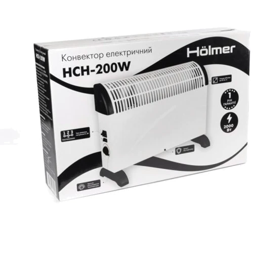 Обігрівач Holmer HCH-200W: Максимальна площа обігріву, кв.м. 25