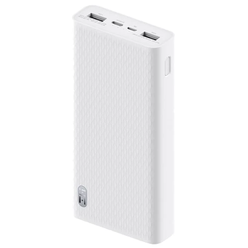 Зовнішній акумулятор Xiaomi ZMI Power Bank 20000mAh USB-C 18W White (QB821A): Кількість USB 3