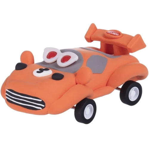 Масса для лепки Paulinda Super Dough Racing time Машинка оранжевая, инерционный механизм PL-081161-3 фото 3