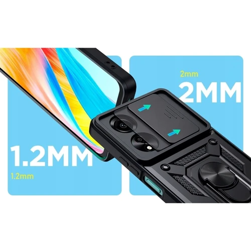 Чохол для телефона BeCover Military Black for Oppo A60 (713078): Тип накладка на заднюю часть
