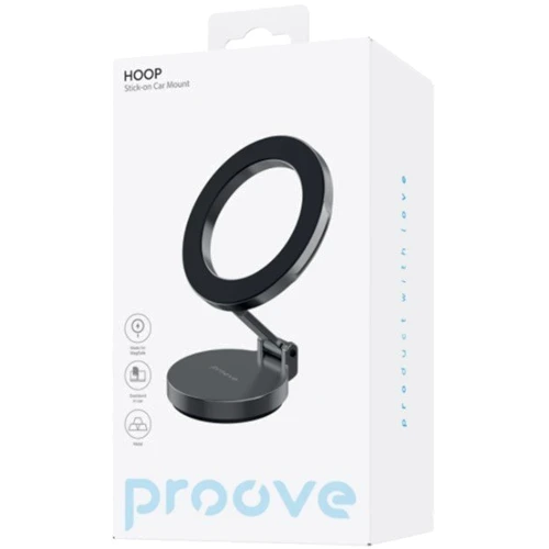 Держатель Proove Car Holder Hoop Stick-on Magnetic Ring Black (CHHS00000005) for iPhone 16 I 15 I 14 I 13 I 12 series: Производитель Proove
