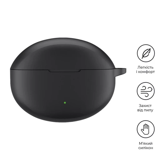 Чехол BeCover Silicon Case Black for OPPO Enco Air4 Pro (ETEA1) (713222): Материал Силикон