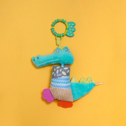 Мягкая погремушка-прорезыватель K's Kids Кроко (KA10812-HC)