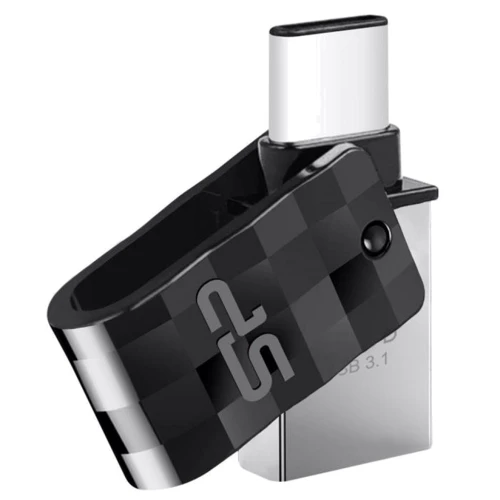 USB-флешка Silicon Power 128GB Mobile C31 USB 3.1/Type-C Black (SP128GBUC3C31V1K): Стандарт USB USB Type-C / USB 3.1