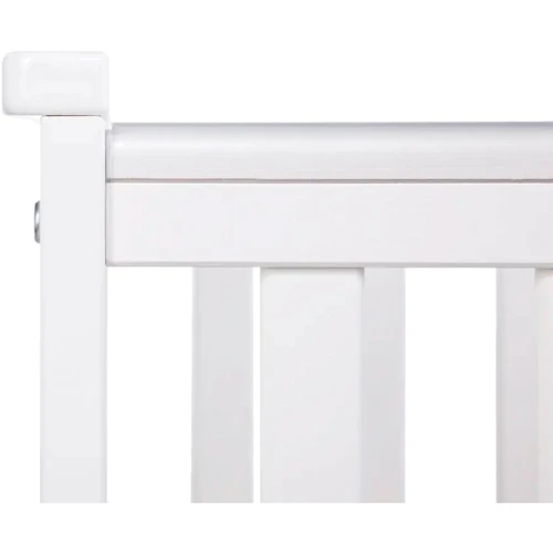 Детская кроватка Klups IWO 120х60 см с ящиком и перегородкой белая