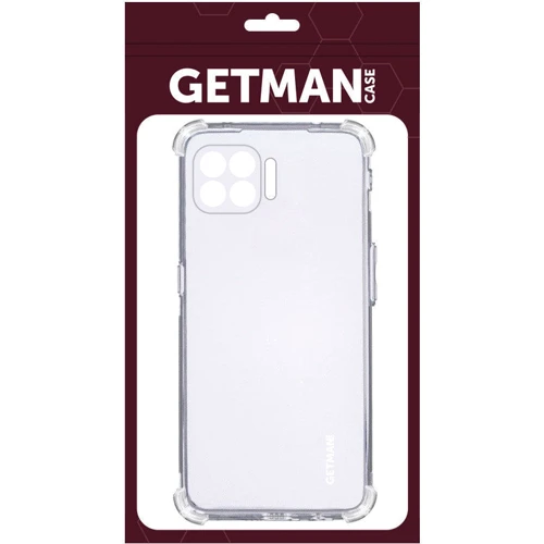 Чехол для телефонов TPU Case GETMAN Ease logo Full Camera Transparent for Oppo Reno 4 Lite: Материал TPU (термополиуретан)