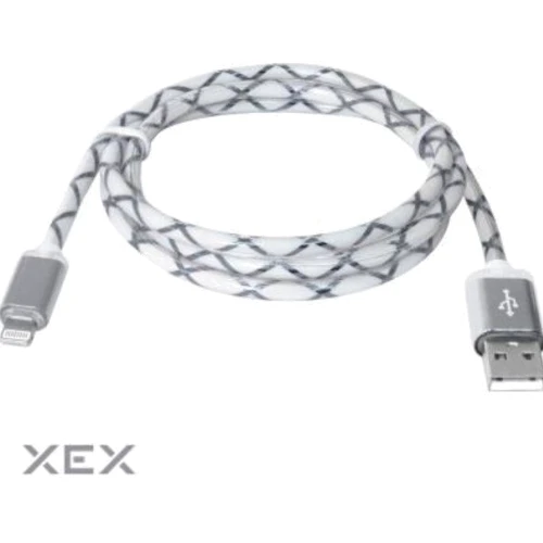 Кабель Defender LED backlight USB Cable to Lightning 1m Grey (87550): Тип USB Cable - Lightning