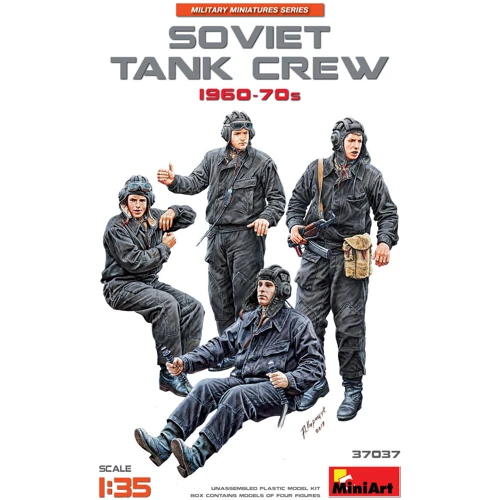 Сборная модель MiniArt MA37037 Советский Танковый Экипаж 1960-70-е годы: Тип модели фигурки, миниатюра