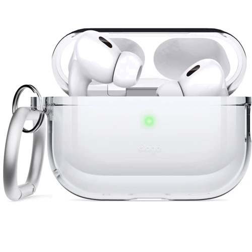 Чехол для наушников Elago Clear Hang Case Transparent (EAPP2CL-HANG-CL) for Apple AirPods Pro 2 фото 1