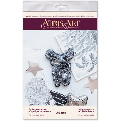 Abrisart AD-062 Набор для вышивки бисером украшения Серебряные щечки: Производитель Abrisart