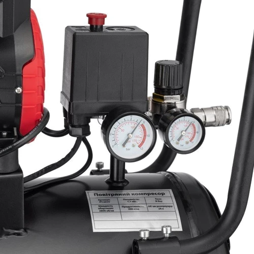 Компрессор Intertool PT-0029: Объем ресивера, л 24