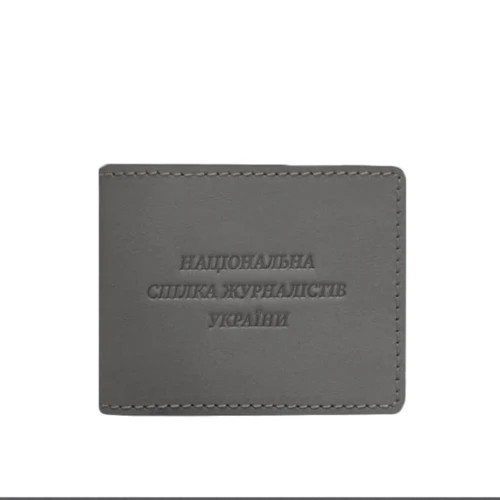 Обкладинка для посвідчення журналіста BlankNote сіра (BN-OP-18-shadow)
