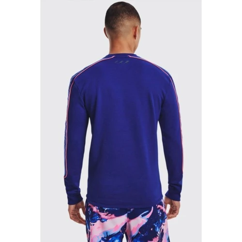 Чоловічий лонгслів Under Armour Run Anywhere LS V2 (1374423-456) M синій: Склад поліестер, бавовна