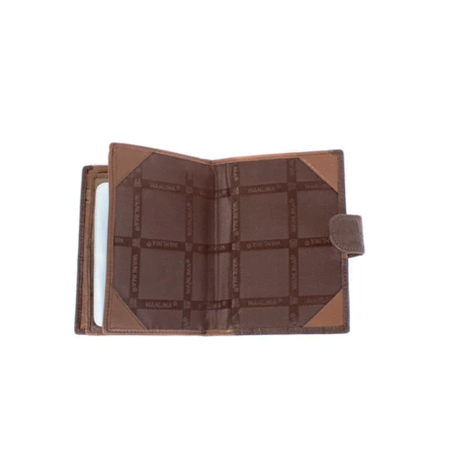 Мужское портмоне Wanlima коричневое (W72042410167-coffee): Тип Портмоне