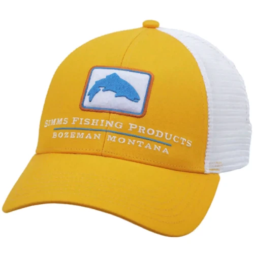 Чоловіча бейсболка Simms Trout Icon Trucker Straw жовта (12226-722-00)