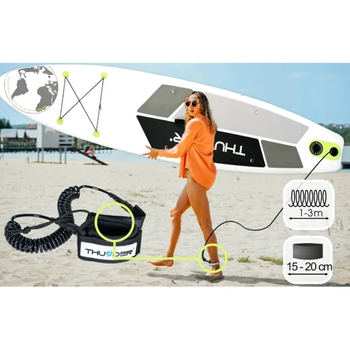 Надувная SUP доска Thunder Planet 320 см с веслом Lime (SUP-PLANET-LIME) фото 1
