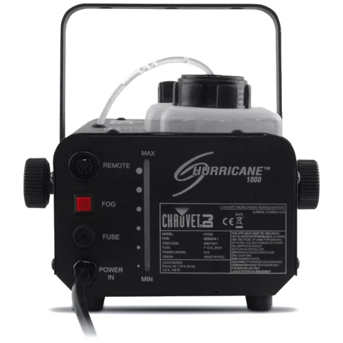 Дим машина CHAUVET H1000 HURRICANE 1000: Виробник CHAUVET
