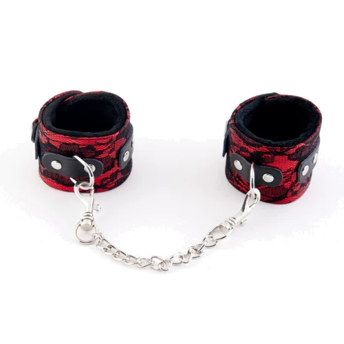 Мереживні кайданки Toyfa Marcus Red and Black