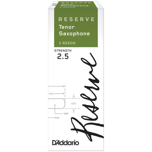 Трость для тенор саксофона D`ADDARIO DKR0525 Reserve - Tenor Sax 2.5 (1 шт.): Производитель D'addario